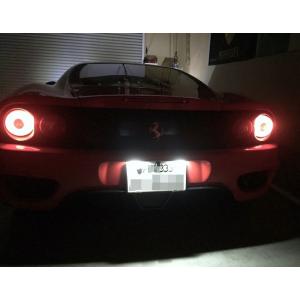 Ferrari 360modena（前期）／5730 Power LED(11pcs) 500LM（6000K）ライセンスランプ／フェラーリ 360モデナ・360スパイダー｜mine-shop