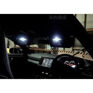 NISSAN GT-R 専用!! LED(SMD5050) バニティ(バイザー)ランプ／GTR R3...
