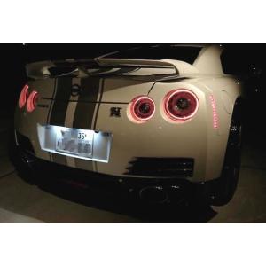 NISSAN GT-R／最新型 LED(SMD5050) ナンバー灯／GTR R35（2014〜）
