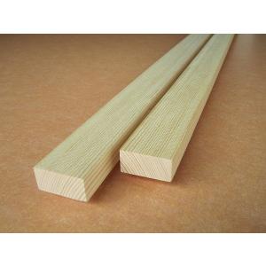 角材：赤松　加工胴縁　無節・上小節　KD材　長1980mm×幅40mm×厚20mm