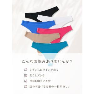 Tバック シームレス ショーツ 3枚セット テ...の詳細画像1