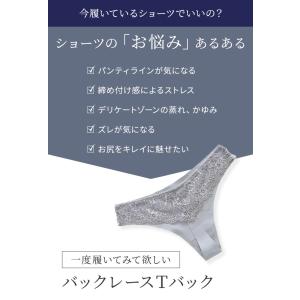 Tバック シームレス ショーツ レディース レ...の詳細画像1