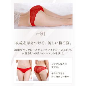 シームレス ショーツ レディース レース シー...の詳細画像2