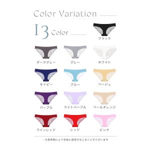 シームレス ショーツ レディース レース シー...の詳細画像5