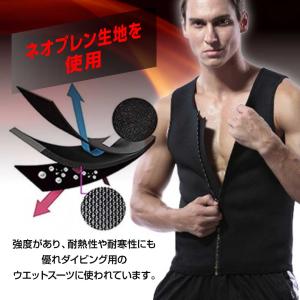 サウナスーツ メンズ トレーニング ダイエット...の詳細画像3