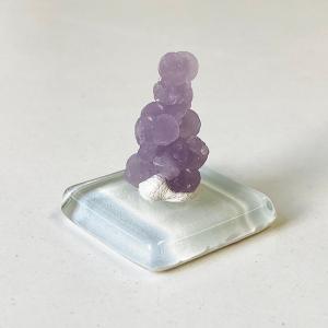 オーケン石 オケナイト（Okenite)直径約19mm コレクションケース付