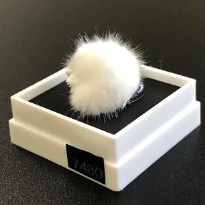 オーケン石 オケナイト（Okenite)直径約14mm コレクションケース付