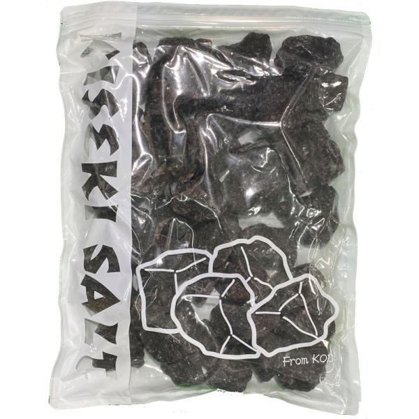 ヒマラヤ岩塩 ブラック ブロック 2kg 食用 ロックソルト