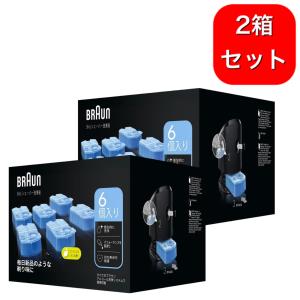 2箱セット ブラウン アルコール洗浄液 6個入 CCR6 シェーバー洗浄 詰め替え カートリッジ 除菌 クリーニング｜mineruva