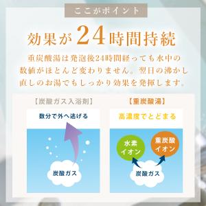 薬用ホットタブ 重炭酸湯 Classic 90...の詳細画像5