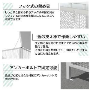 ゴミステーション ゴミ箱 ごみ収集ボックス ゴ...の詳細画像1