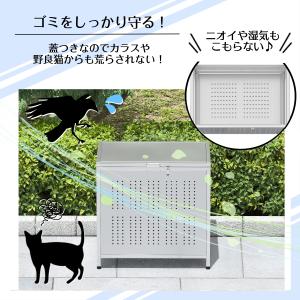 ごみ収集ボックス ゴミ箱 ゴミステーション 組...の詳細画像4