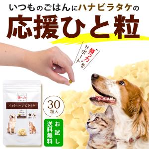 【お試し】ペットのハナビラタケ/犬猫用サプリ ペット 免疫サポート　リピート率No1 βグルカン 乳酸菌 病中病後や 毎日のケアにも