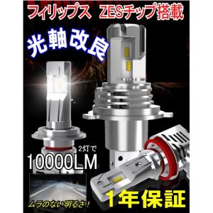 2025最新 光軸改良】バイク用1灯 Philips ZESチップ LEDヘッドライト