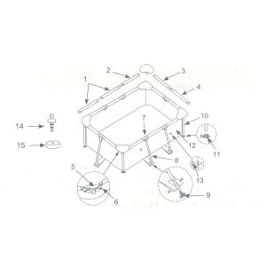 【補修部品】INTEX フレームプール用 #1...の詳細画像3