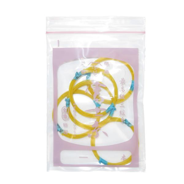 富士糸一の糸１４−１　三味線用絹糸（弦） ５本セット