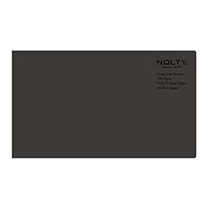 日本能率協会 ノート NOLTY ノート 横罫クロス 横型スリム ブラック NTBNT3101