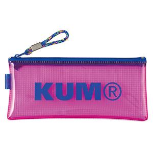 レイメイ藤井 ペンケース KUMクリアペンケースピンク フラットタイプ ピンク KM178P