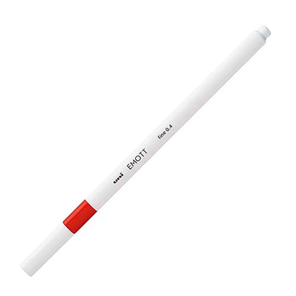 三菱鉛筆 水性サインペン ＰＥＭ−ＳＹ レッド １５ 0.4mm レッド PEMSY-15