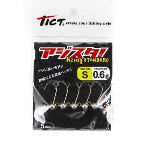 ジグヘッド TICT ティクト アジスタ! Sサイズ 0.6g｜mini-s