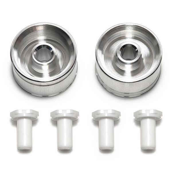 タミヤ 95680 HG 小径ナロータイヤ (24mm) 用アルミホイール (リバーシブル2本)