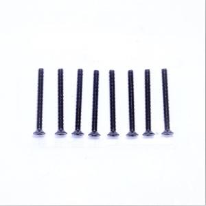 ノーブランド ステンレス皿ビス 20mm ブラック 8本入り