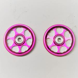 ノーブランド 19mmアルミベアリングローラー 7thHEARTS 2個セット