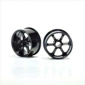 ノーブランド アルミホイール 中径 6本スポーク ブラック