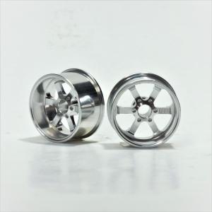 ノーブランド アルミホイール 中径 6本スポーク シルバー