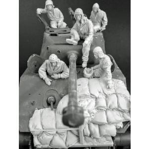 アメリカ軍　M4シャーマン戦車　後期クルーセット（アクセサリー付き）US Late war Sherman ETO 1/35 [ACM-35059]｜miniature-park