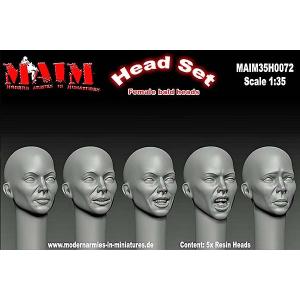 MAiM 1/24 Character Heads Set w/Different Emotions #2 