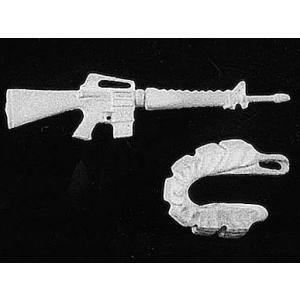 現用アメリカ軍 M16自動小銃と弾薬ポーチ M16 and Pouches 1/32 [SG-A03]の商品画像