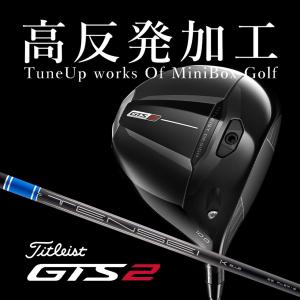 【高反発加工/CT値322/ヘッドスピード42m/s未満】タイトリスト GTS2 10.0°/MITSUBISHI TENSEI 1K BLUE RIP 55 (S)【ミニボックスゴルフ】