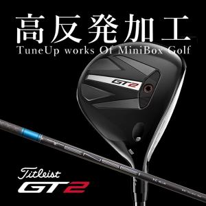 【高反発加工/CT値286/ヘッドスピード42m/s未満】タイトリスト GT2 FW #3 15° (SilverFace)/MITSUBISHI TENSEI 1K BLUE 55 (S)【ミニボックスゴルフ】