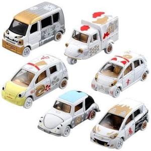 トミカ　紅白福々トミカ(白) 6台セット｜minicar-kenbox