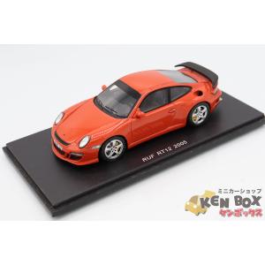 USED S=1/43 Spark スパーク S0704 RUF RT12 2005 オレンジ 中国製