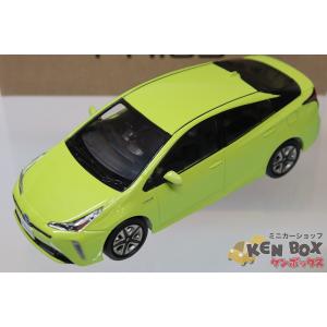 S=1/30 色見本ミニカー 店頭展示用 TOYOTAトヨタ PRIUSプリウス(サーモテクトライムグリーン） SAMPLEサンプル現状渡し｜minicar-kenbox