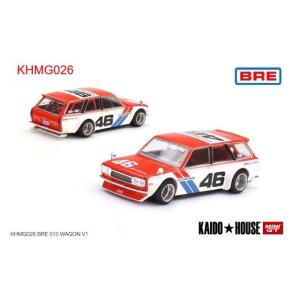 MINI GT　KHMG026　ダットサン KAIDO 510 ワゴン BRE V1 ※1/64スケール｜ミニカーショップケンボックス