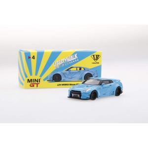 MINI GT MGT00004-L LB☆WORKS Nissan GT-R (R35) Light Blue TypeI