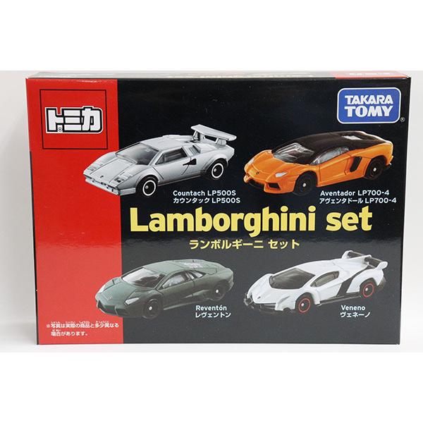 トミカギフト　ランボルギーニセット(カウンタックLP500S・アヴェンタドールLP700-4・レヴェ...