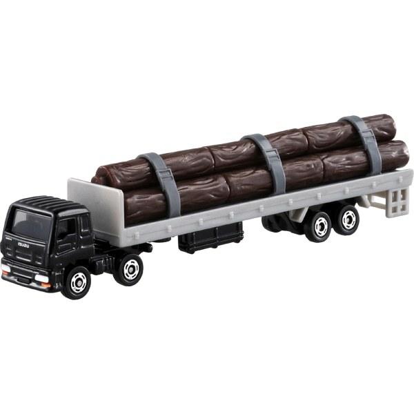 トミカ赤箱　125　いすゞ ギガ 木材運搬車