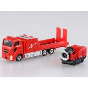 トミカ赤箱 127 いすゞ ギガ フルトレーラーダンプ : ミニカー