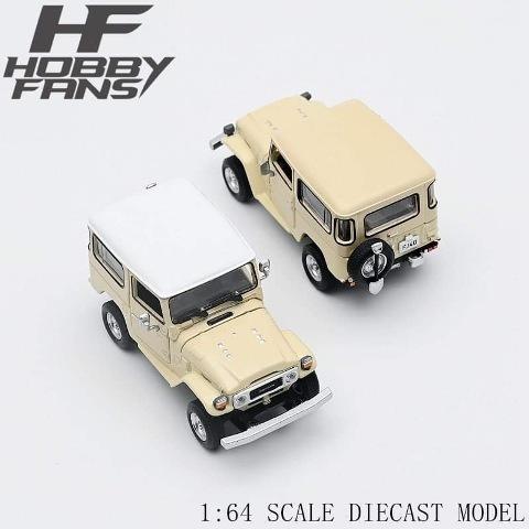 Hobby Fans　トヨタ ランドクルーザー FJ40 BEIGE ※1/64スケール・ルーフがベ...