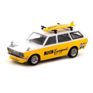 MINI GT KHMG010 日産 ダットサン KAIDO 510 ワゴン グリーン HOUSE(右