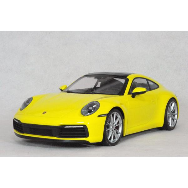 ● 1/18 ポルシェ 〓 911 ( 992 ) カレラ 4S / イエロー 〓 PORSCHE ...