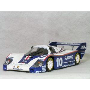 ミニカー Solido 1/18 ルマン ポルシェ 956 ＃7 白黄色 Porsche