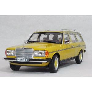 ● 1/18 メルセデス ベンツ 〓 200T ( S123 )　ステーション ワゴン / 1982 マスタード イエロー 〓 Mercedes Benz｜minicar-olive