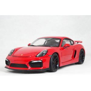 ● 1/18 ポルシェ 〓 ケイマン GT4 / レッド 〓 Porsche Cayman｜minicar-olive