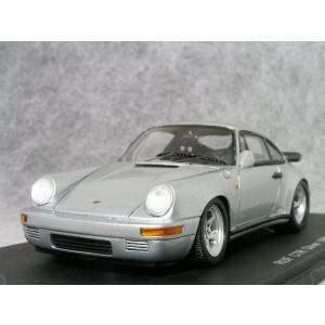 ● 1/43 ルーフ ポルシェ  ( 930 )  〓 CTR  / シルバー 〓 Porsche RUF｜minicar-olive