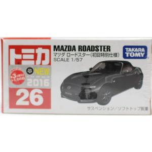 新品　トミカ No.26 マツダ ロードスター (初回特別仕様) 240001009612｜minicars